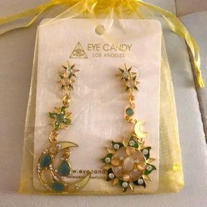 NWT Moon & Sun Earrings